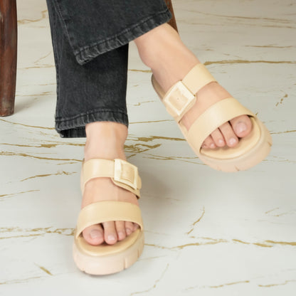STRAPPY BEIGE