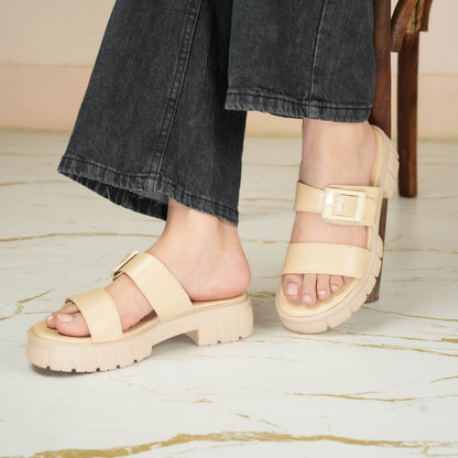 STRAPPY BEIGE